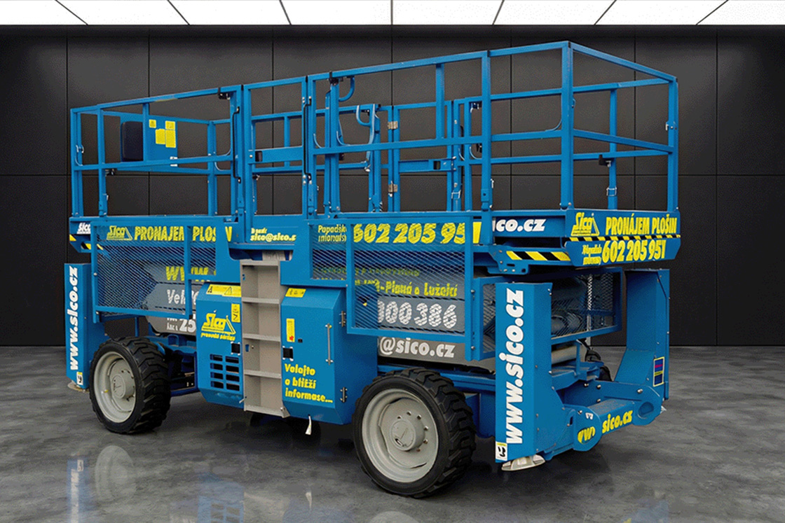 After — professionally presented construction machine